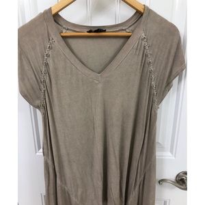 Tan boutique shirt